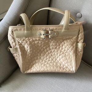 Vera Bradley Beige Quilted Handbag